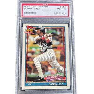 Topps Tiffany Sammy Sosa White Sox Card